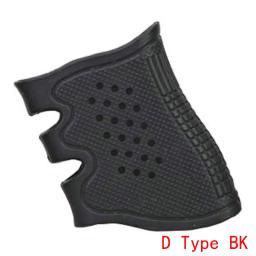 Capa anti-derrapante para glock 17 e 19 pistola, acessórios de caça, punho de borracha tático, revista coldre - Image 4