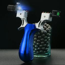 Laser de afastamento visando estilingue caça poderosa com faixa de borracha alta precisão novo tiro ao ar livre - Image 1