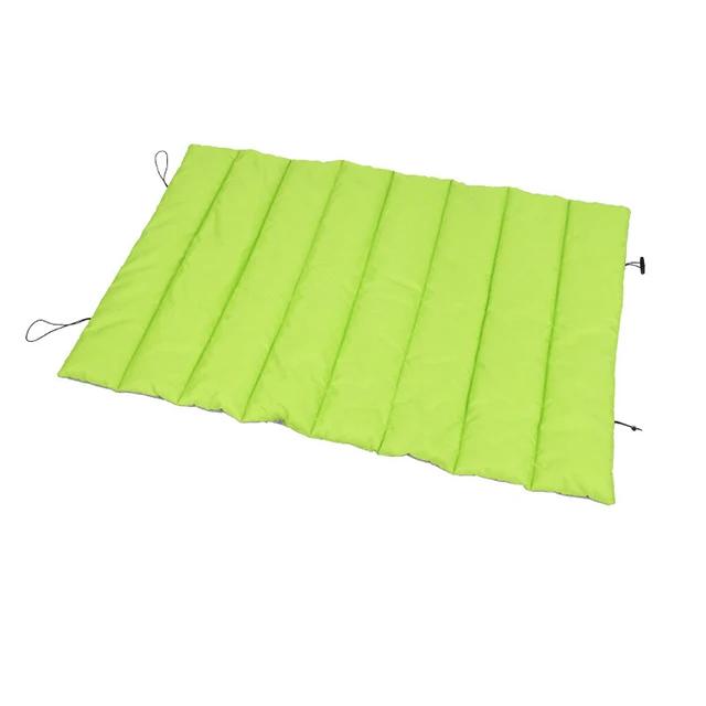 Cama Dobrável Impermeável para Cães Grandes, Almofada Refrescante de 110cm para Verão