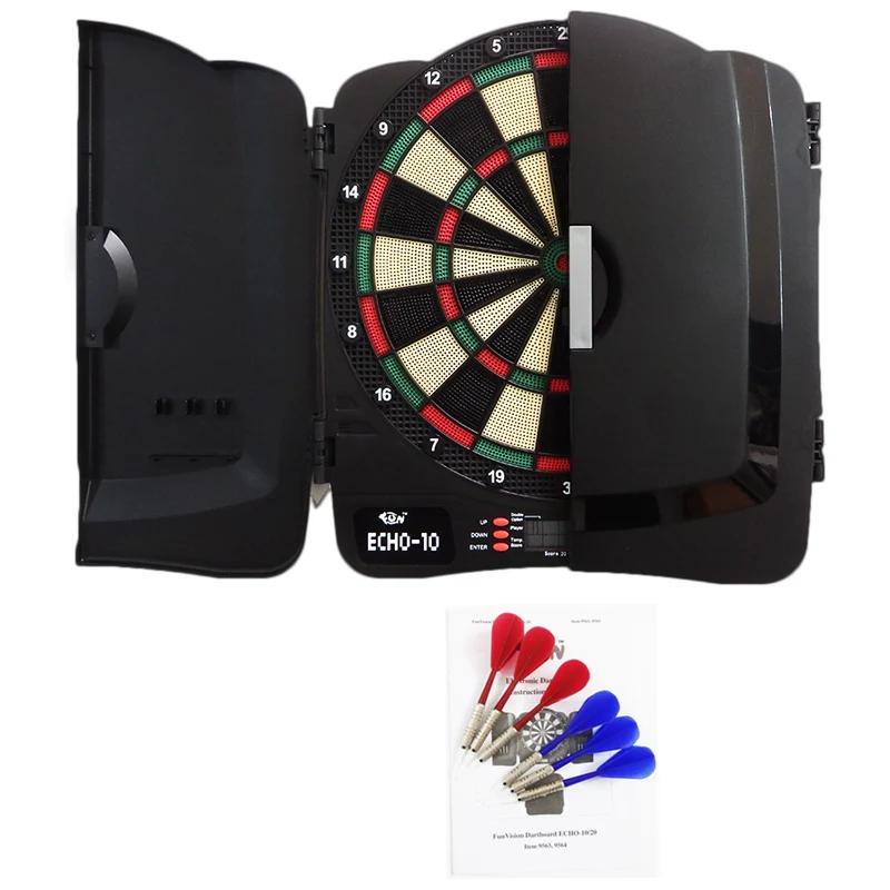 FUN-Electronic Dart Board Set para adultos e crianças, jogo multiplayer, dardo macio, casa, interior, fitness - Image 1