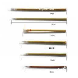 6 pçs/set Cerâmica Caneta de Escrita Escova de Bambu Escova de Pintura Pintado Gancho Cinzas Varrendo Escova Hidratante Cerâmica Ferramenta de Argila do Polímero - Image 2