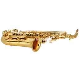 Alto Drop E Sax saxofone com caso, instrumento musical profissional, de alta qualidade, pintura do estudante, Eb Tune, frete grátis - Image 2