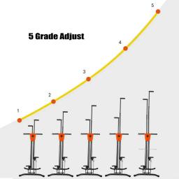 Maxi alpinista vertical combina treinamento de resistência e cardio para uma máquina de exercício de treino de corpo inteiro escada passo - Image 3