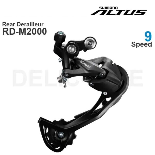 Shimano Altus RD-M2000 Desviador Traseiro Shadow 9 Velocidades