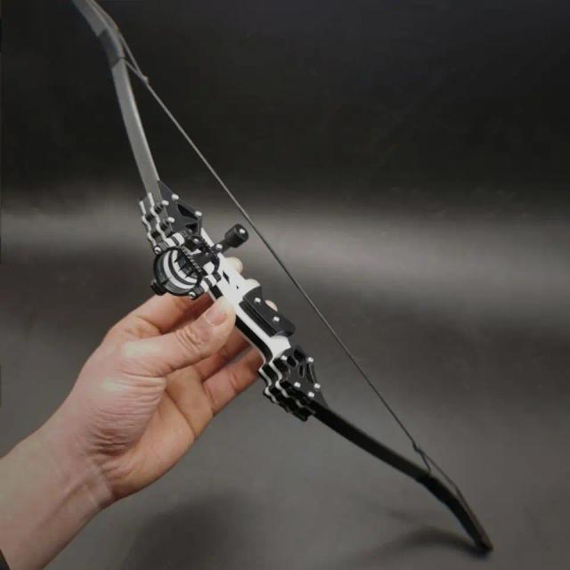 Mini Arco Reverso com 4 Flechas Destacáveis e 18 kg - Brinquedo Descompressão Divertido