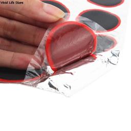 Bicicleta kit de reparo do pneu, remendo de borracha, para pneu, tubo, para ciclismo, moto do motor, não precisa de cola, 24pcs - Image 4