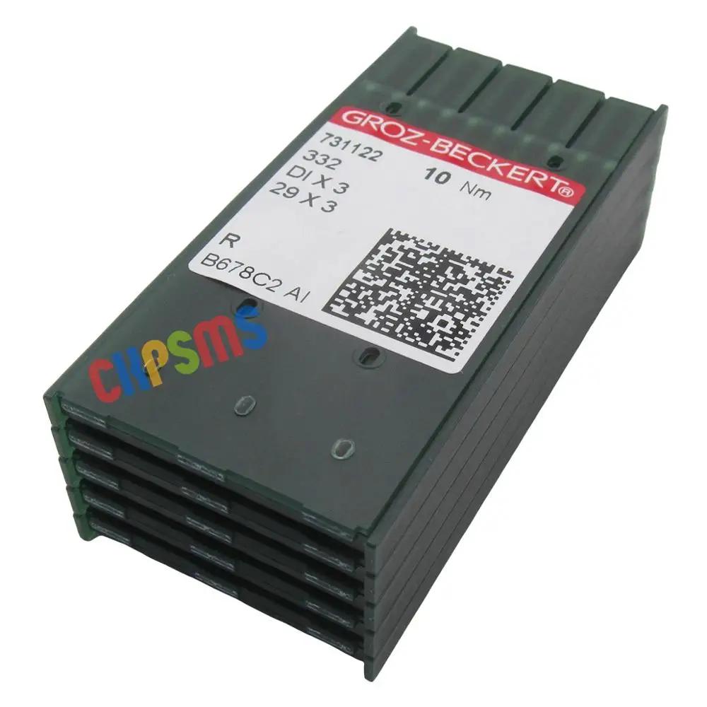 Máquina de costura Groz Beckert, 29X3 DIX3 332 agulhas compatíveis com o cantor 29-4 29K 29U Adler 30-1 30-10, 50pcs - Image 1