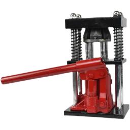 Imprensa de mangueira manual portátil máquina hidráulica spray agrícola alta pressão mangueira comum retenção máquina - Image 1