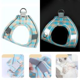 Peiteira para coleira de cães e gatos, conjunto ajustável com coleira de chumbo para gatinhos e cachorros pequenos chihuahua - Image 4