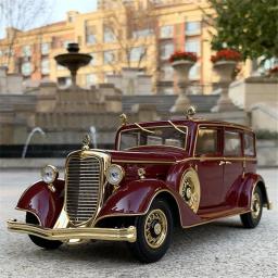 Modelo de carro clássico retro, 1:28 Diecasts, veículos metálicos Brinquedo, modelo de carro antigo, alta Simulação Coleção, ornamento, presentes infantis - Image 1