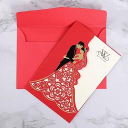 Cartões e convites de casamento, 50 unidades, elegante, noiva e noivo, cortado à laser, luxuosos, presentes, decoração, casamento, materiais para festas - Image 6