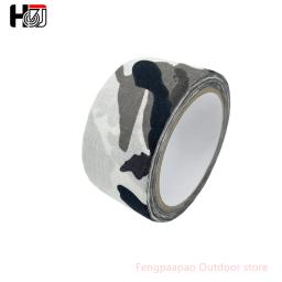 5m/10m multi-funcional camo fita auto-adesiva camuflagem caça paintball airsoft rifle impermeável antiderrapante fita furtiva - Image 5