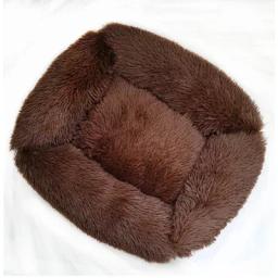 Cama longa quadrada de pelúcia, esteiras quentes para dormir, esteira de gato, cesta pequena média e grande, acessórios para animais - Image 6