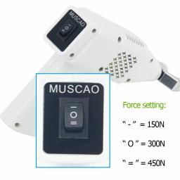 Ferramentas de ajuste de quiropraxia elétrica correção arma coluna muscular relaxar alívio da dor cervical terapia quiropraxia conjunto arma - Image 6