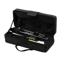 Muslady-Conjunto de trompete em latão para iniciantes, estudante com estojo rígido, bocal de alças, luvas e pano, instrumentos musicais - Image 4