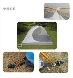 Haste tática da liga para a barraca de acampamento, tamanho 8.5mm, tamanho 3.6m/4m/4.4m, acessórios do apoio, 1 pcs - Image 5