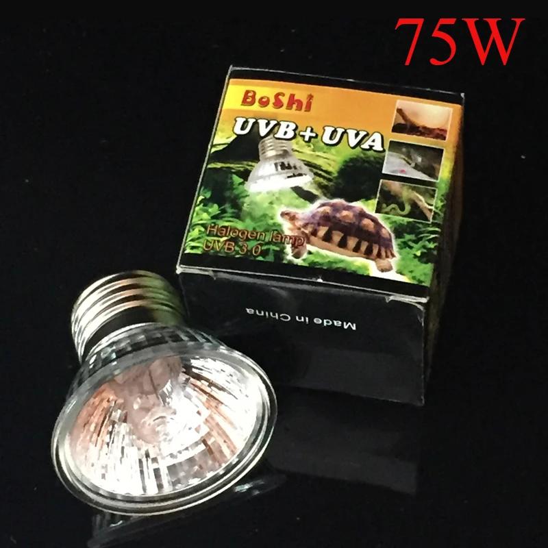 Lâmpadas de aquecimento para répteis uva + uvb 3.0. 25/50/75w, lâmpadas uv e anfíbios, iluminação solar de preservação de calor para animais de estimação - Image 1