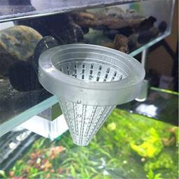 Cone Cup com otário para aquário, alimentador de peixes de aquário, verme vermelho vivo, comida de camarão, animal aquático, 1pc - Image 2