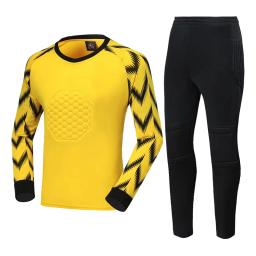 Goalkeeper Soccer Jersey e Sponge Protector Suit para Crianças e Adultos, Kits de Futebol, Treino, Uniforme para Homens, Criança - Image 5