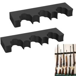 Rack de arma de espuma multifuncional portátil, descanso de barril de rifle com faixa magnética universal para montagem na parede interna e externa, suporte de arma de eva - Image 1