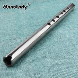 Quena instrumento de sopro com saco, G chave flauta, Aço titânio caseiro, Flauta Vertical Metal - Image 3