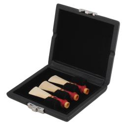 Palhetas De Fagote De Madeira Caso De Armazenamento, Suporte, Recipiente, Organizador, Protetor, Segure 3 Reeds, 3.62x3.07x0.86 Polegadas - Image 1