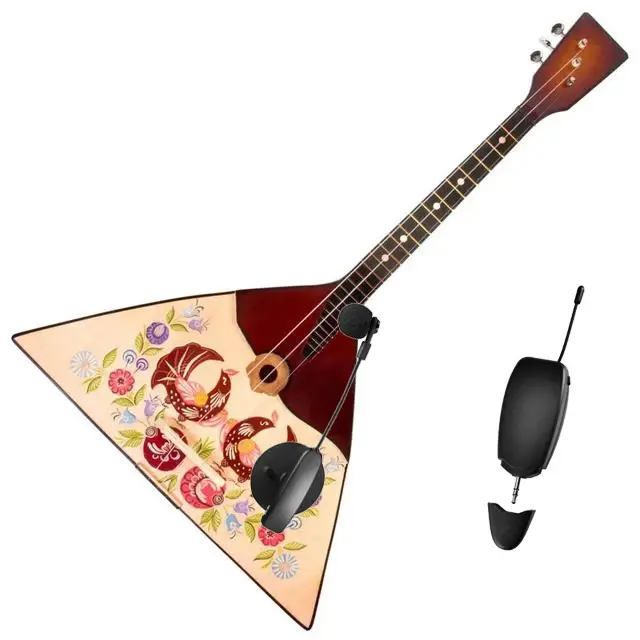 Microfone Sem Fio Profissional Ideal para Violino, Guitarra, Lyre e Balalaika