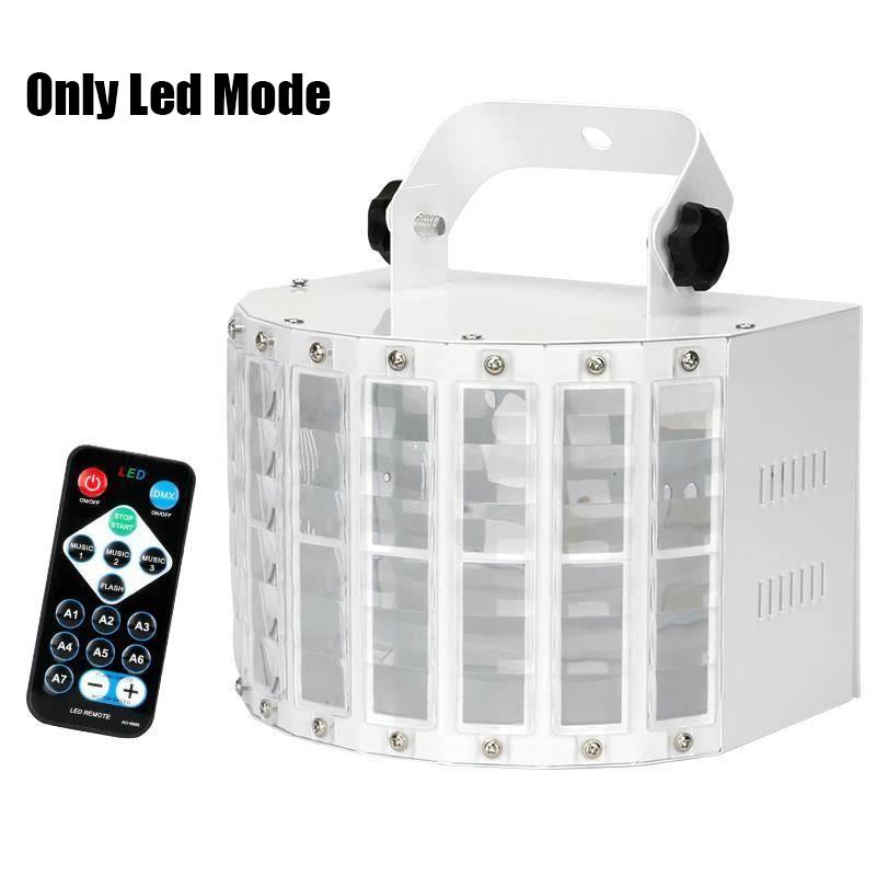 Controle remoto dj led rgbw butterfly com luz laser efeito floral, profissional para casa, entretenimento, festa de discoteca - Image 1