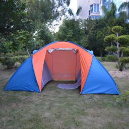 Tenda de acampamento à prova d'água, barraca de camping para família, camping ao ar livre, camada dupla, caminhada, festa grande, 5-8 pessoas - Image 2