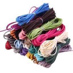 Micro-Fibra de couro liso Lace Beading Thread, Faux Suede Cord, Veludo Cordas, Beading Suprimentos, 3mm, 5m - Image 6