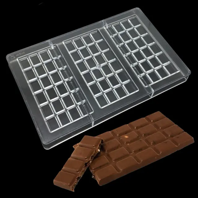 Molde Retangular para Chocolate: Acessório DIY para Doces, Geléia e Decoração de Bolos
