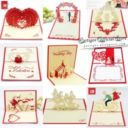 3d pop up cartões dia dos namorados cartão de presente cartão de convite de casamento cartões de aniversário para ela especialmente para você cartão de amor - Image 6