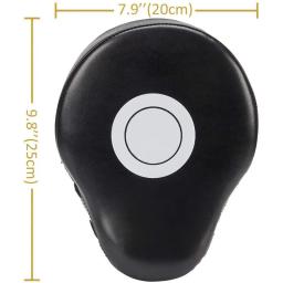 Saco De Boxe Curvo para Adultos e Crianças, Equipamento De Boxe, Sacos De Perfuração Para Taekwondo, Muay Thai, Karatê, PU Training Paws Pads, 1 Pc, 2Pcs - Image 4