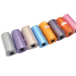 Saco higiênico biodegradável para cachorro, saco para cocô de cachorro animais de estimação, sacos de lixo resíduos biodegradável, saco de limpeza para coleta de cães com 15/30 peças - Image 5