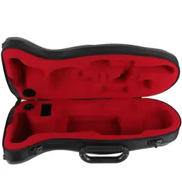 Moda trompete caso saco impermeável à prova de choque único couro mochila portátil vento instrumento caso peças - Image 2