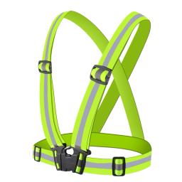 Alta Visibilidade Neon Safety Vest, Cinto Refletivo, Fit for Running, Cycling, Sports, Outdoor Clothes, Hot, 360 Degrees - Image 2