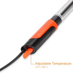 Haste de aquecimento de aço inoxidável para aquário, temperatura constante automática, aquecedor de poupança de energia, 220V, 50Hz - Image 4