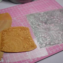 Mandala Textura Polymer Clay Stamp Sheets, DIY Jóias, Brinco Emboss, Impressão Cerâmica Cerâmica Cerâmica Cerâmica Ferramentas, Artesanato Arte Suprimentos - Image 3