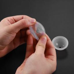 Cristal Rodada Silicone Moldes para Fazer Jóias, 3D Bola Artesanato Pingente, Molde de Resina Epóxi, Ferramentas DIY, Descobertas Suprimentos, 1PC - Image 4