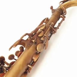Alto saxofone eb simulação de cobre antigo alto sax profissional jogando instrumento de sopro com bocal - Image 2