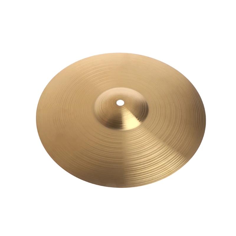 1pc ouro gongo 24 cm liga de cobre bater tambor címbalo percussão set de pratos de bateria de bronze durável pratos prop instrumento de percussão 8 10 12 melhor presente - Image 1