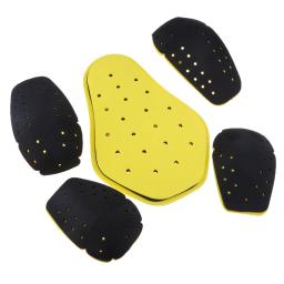 Motocicleta ombro e cotovelo proteção pad, volta proteção pad, corrida segurança inserir armadura, protetor de volta, equipamento para lixar, 5pcs - Image 4