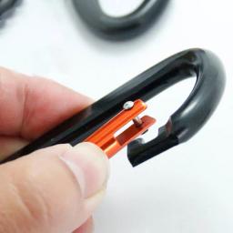 5PCS grande mosquetão alumínio liga prático gancho Keychain escalada equipamento Multi-função mosquetão 3,98 cm * 7,61 cm - Image 3