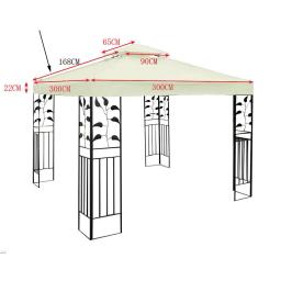 Lona de 3x3m para acampamento, caminhadas ao ar livre, cobertura para tenda, cobertura para teto, pátio, sombra, proteção contra o sol, reposição - Image 2