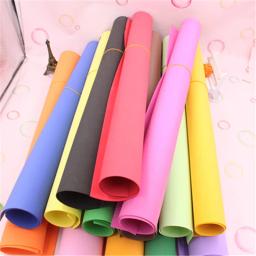 Esponja de papel de espuma 50*50 cm 2mm, multicolorida pe artesanato scrapbooking artesanato artesanato flores fundo diy presente cartão decoração - Image 1