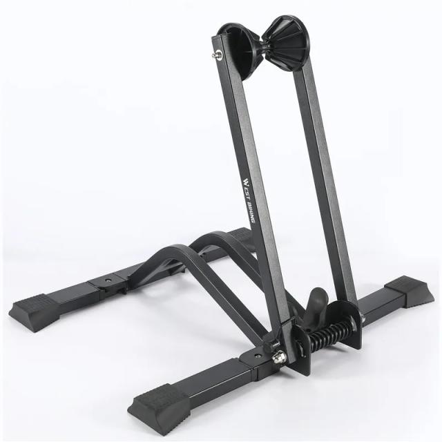 Suporte Dobrável de Bicicleta WEST BIKING em Aço Estável para Armazenamento e Exibição de MTB e Road Bikes