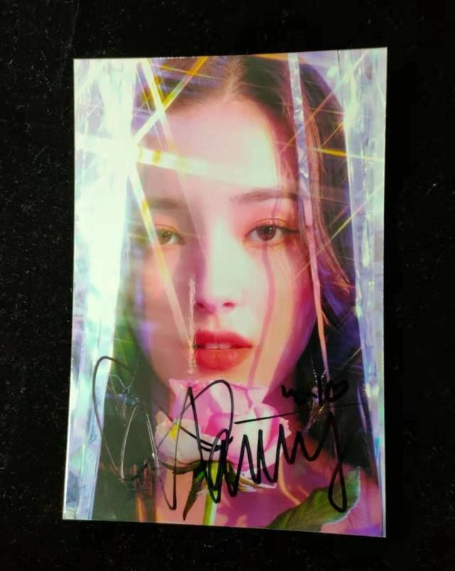 Foto autografada original de Nancy do Momoland 4x6 polegadas - Coleção exclusiva de presentes 0420