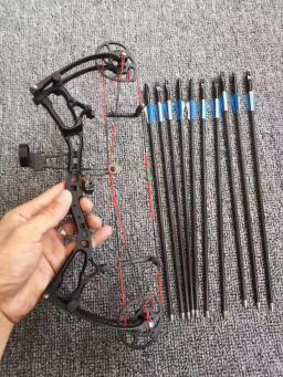Arco recurvo profissional, poderoso traje para tiro com arco e flecha de caça ao ar livre - Image 2