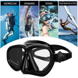 Máscara de mergulho com vidro temperado, snorkel com equipamento para esportes aquáticos, natação, mergulho - Image 6