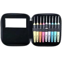 Agulha de crochê de fios 2.0mm-6.5mm com gancho de led, acessórios de tricô e crochê, kit de agulha de crochê, ferramentas de tecer - Image 1